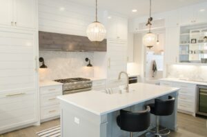 ensemble de cuisine blanche