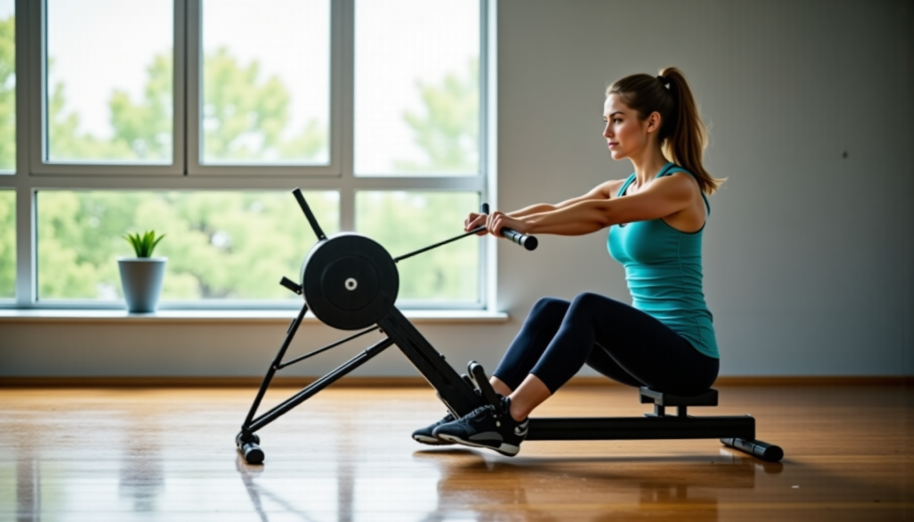 Comment tonifier tout le corps efficacement avec un rameur pliable