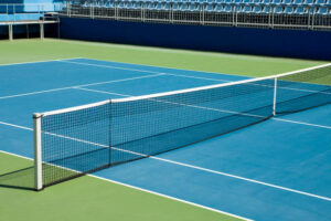 construction court de tennis à Paris.