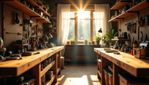 Créer chez soi : astuces pour un atelier de bricolage idéal