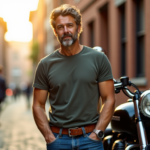 Style motard, Tee-shirt vintage, Mode homme, Look vintage