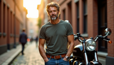 Style motard, Tee-shirt vintage, Mode homme, Look vintage